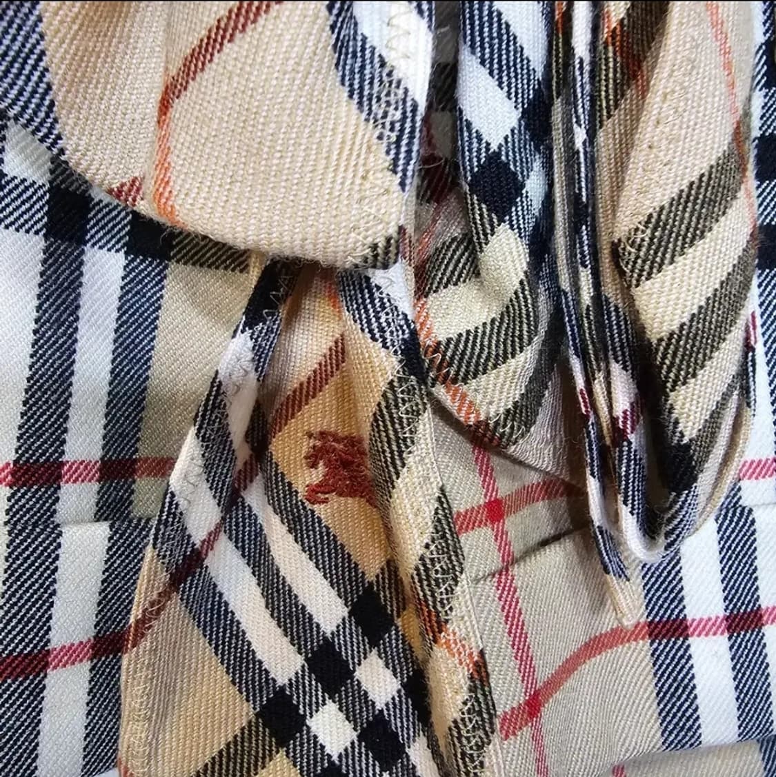 버버리 체크 리본 숏팬츠 상품이미지2