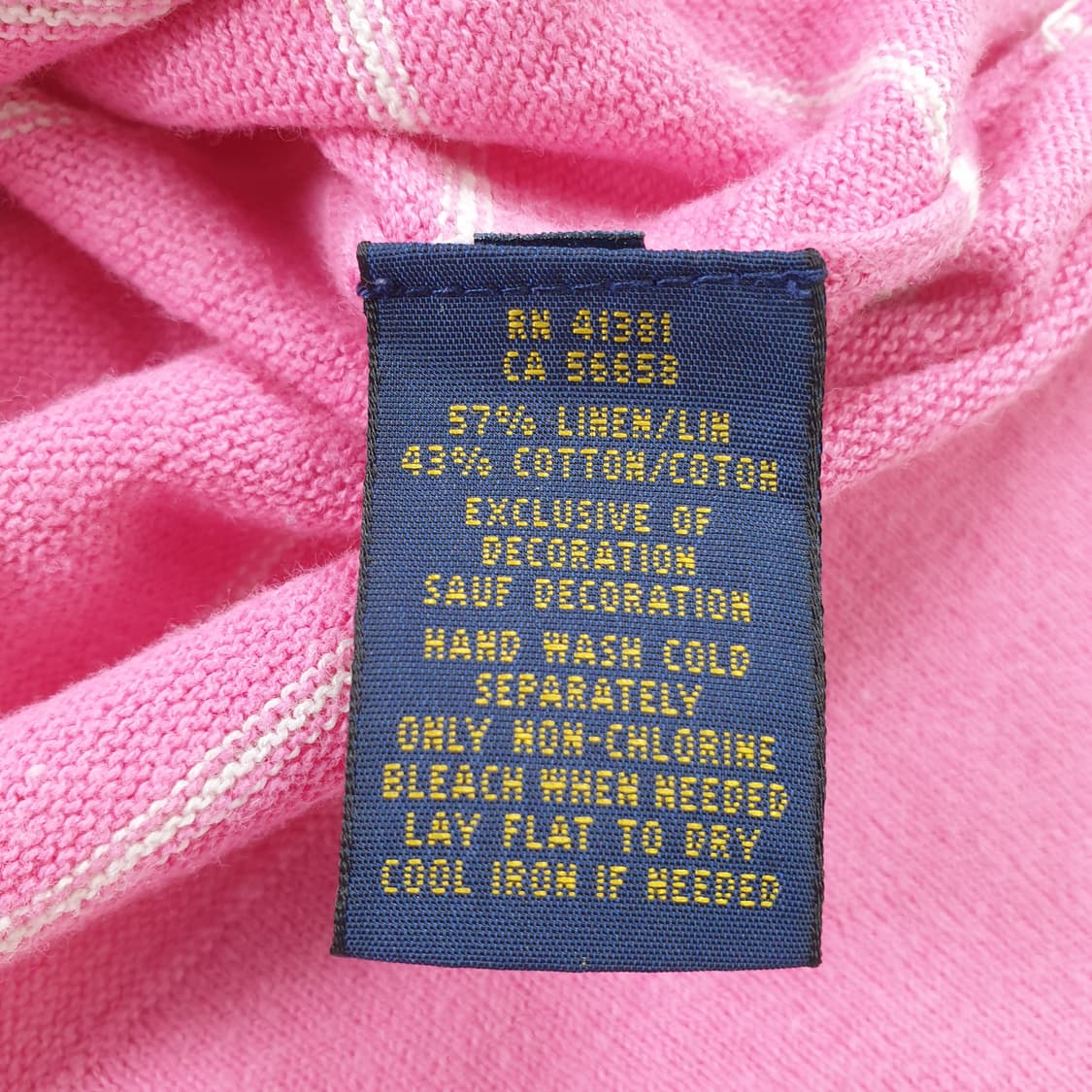 폴로 랄프로렌 스트라이프 브이넥 니트 상품이미지3