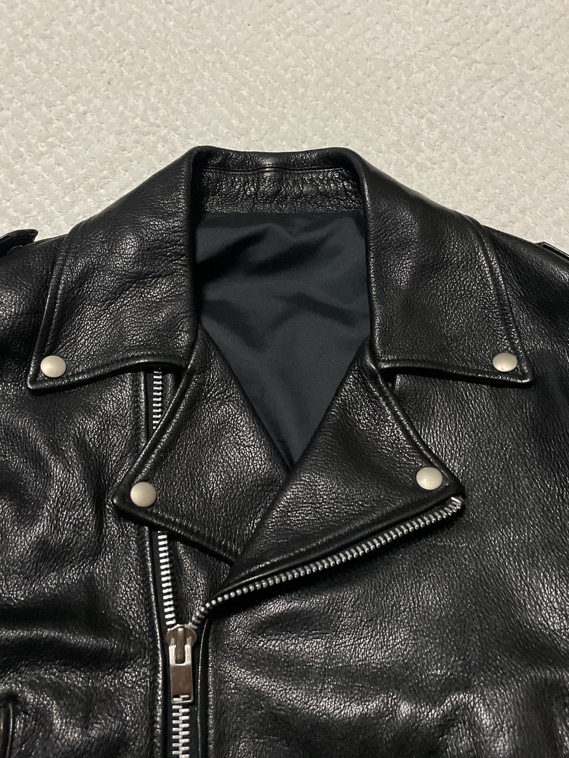 [46] MAMAGARI 마마가리 웨스턴 무드 염소가죽 레더 자켓 상품이미지4