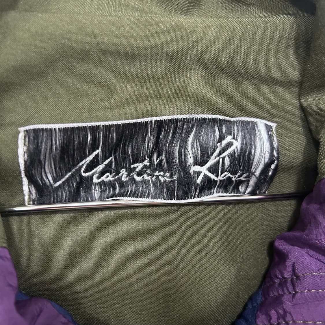 마틴 로즈 멀티 컬러블록 나일론 후드 레인자켓 상품이미지3