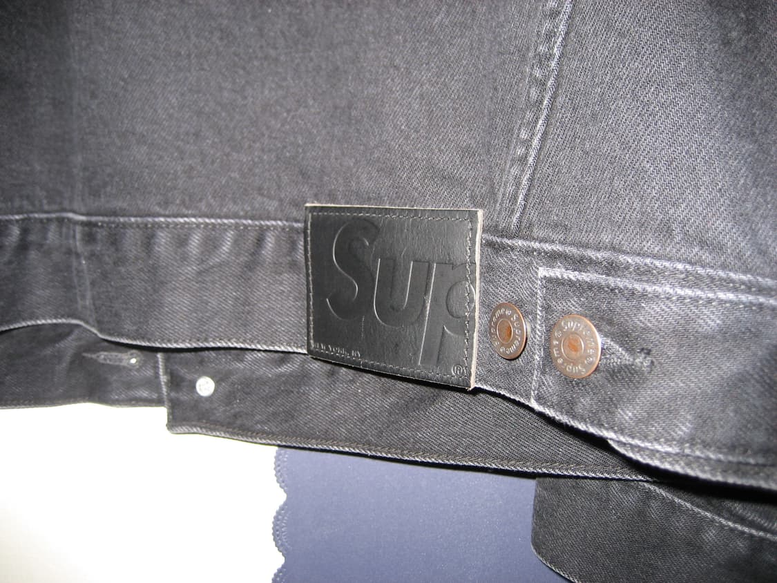 슈프림 시보리 데님 트리커 자켓 블랙 - 23SS (L사이즈) 상품이미지3