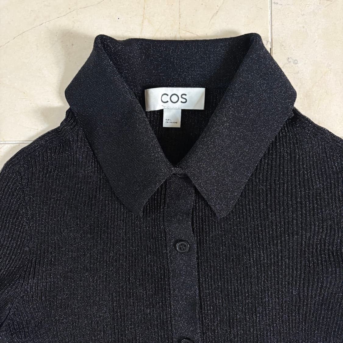 COS Sparkly Ribbed-knit Shirt 상품이미지5