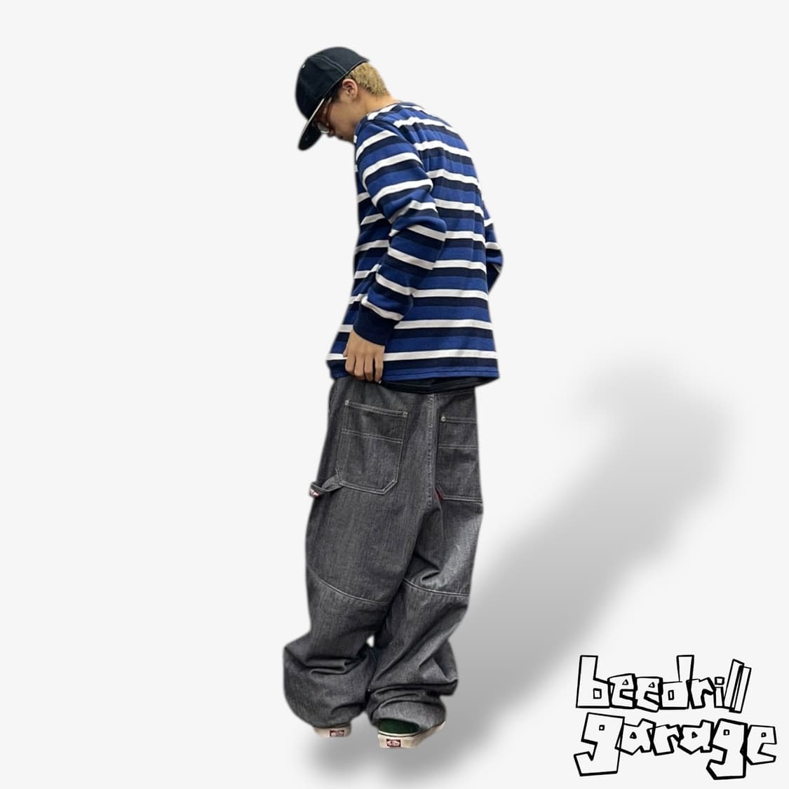 폴로 랄프로렌 스트라이프 와플 롱슬리브 상품이미지1