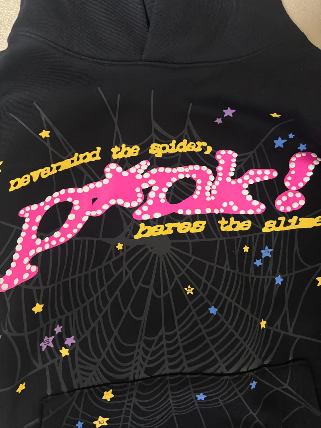 Sp5der 후드 블랙 m 상품이미지2