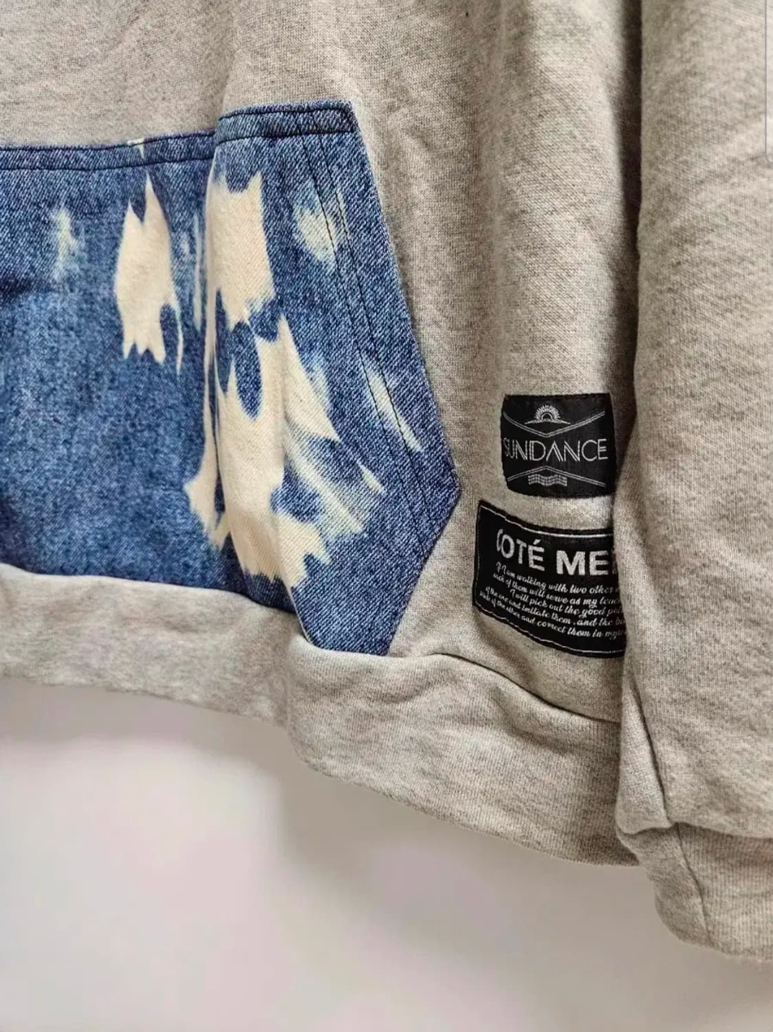 Cote mer 리메이크 데님 후드 상품이미지3