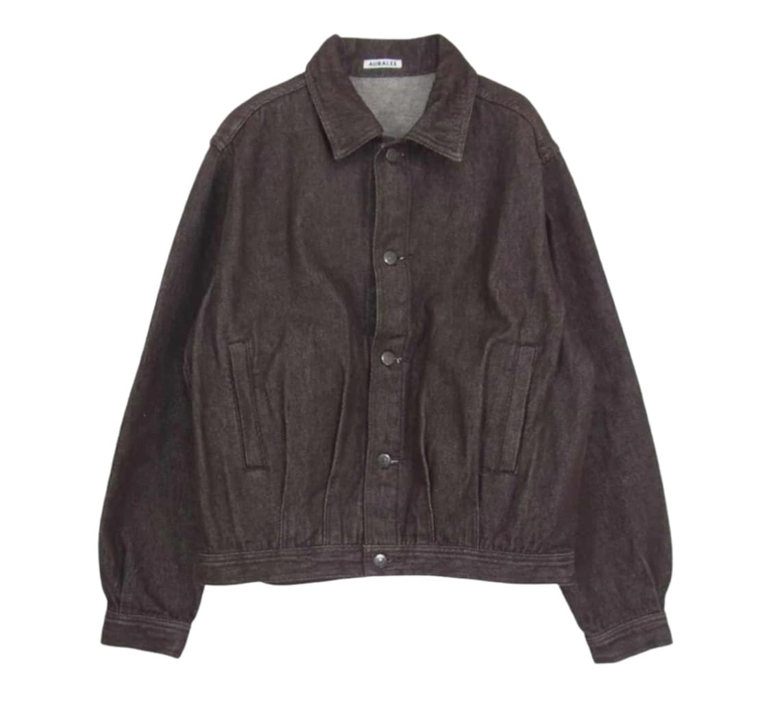 오라리 하드트위스트 브라운 자켓,바지 셋업판매 상품이미지1