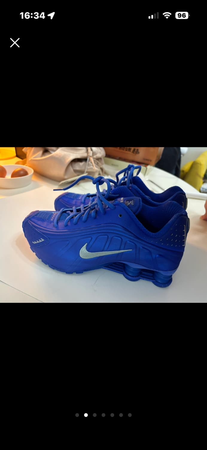 (Kasina 카시나) Nike W SHOX R4 나이키 블루 blue 상품이미지2