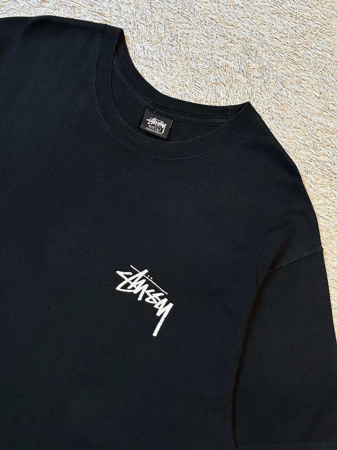 스투시 STUSSY 빅 링크 반팔 티셔츠 블랙 상품이미지3