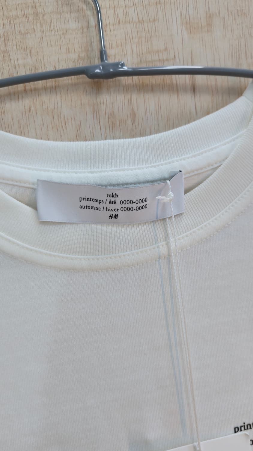 Rokh X h&m 티셔츠 화이트 s 상품이미지8