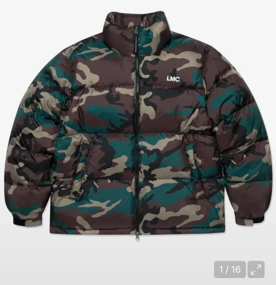 LMC OG PUFFER DUCK DOWN 눕시 카모 패딩 L 상품이미지1