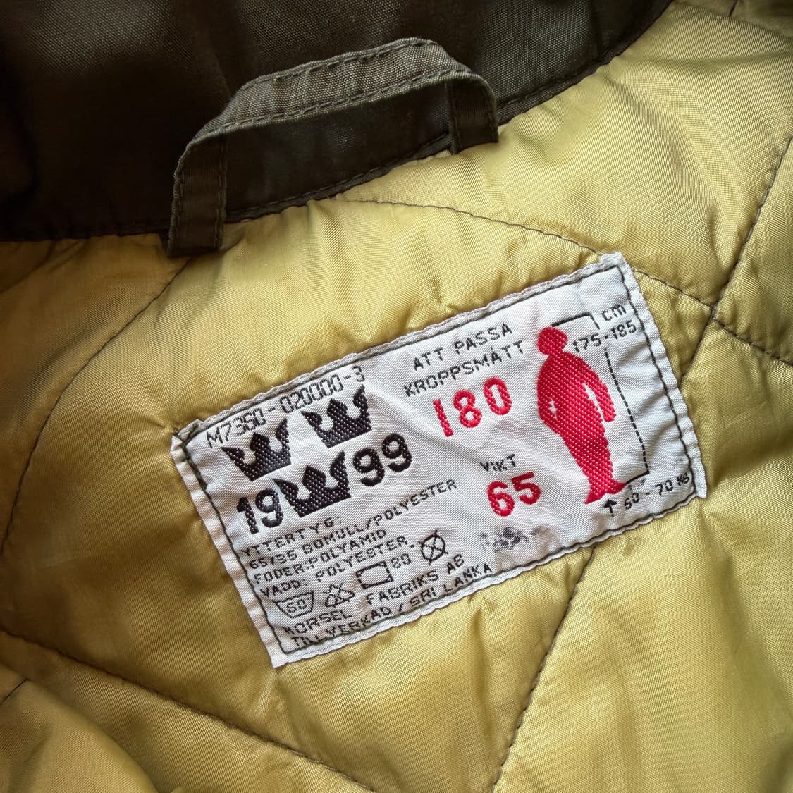 swedish army m-90 콜드웨더 필드 파카 상품이미지9