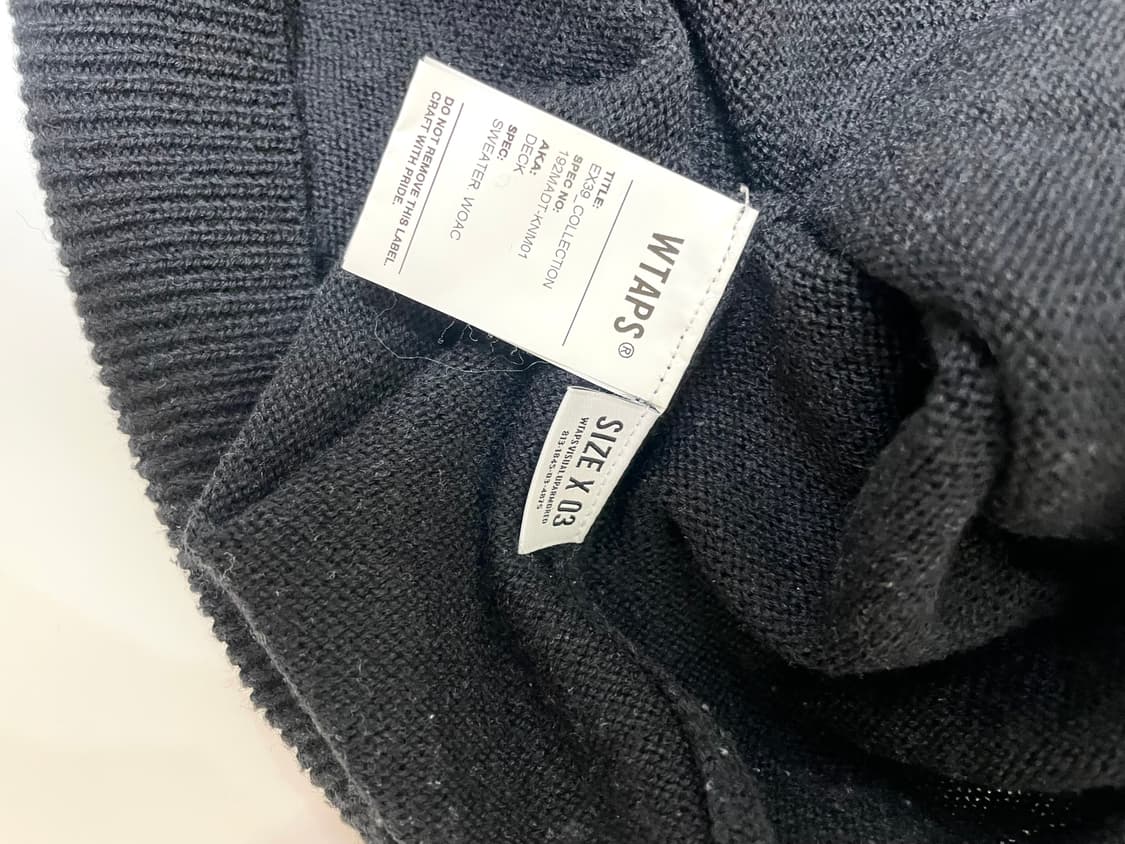 [3,L] wtaps 스웨터 상품이미지4