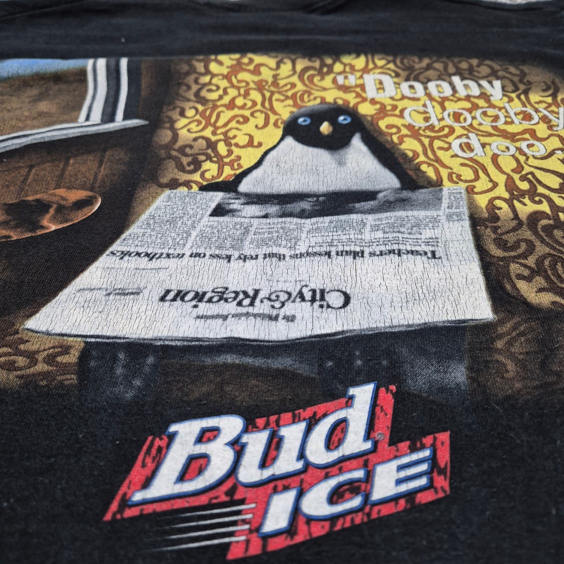 90s "Bud ICE" 머천다이즈 싱글스티치 티셔츠 (L) 상품이미지6