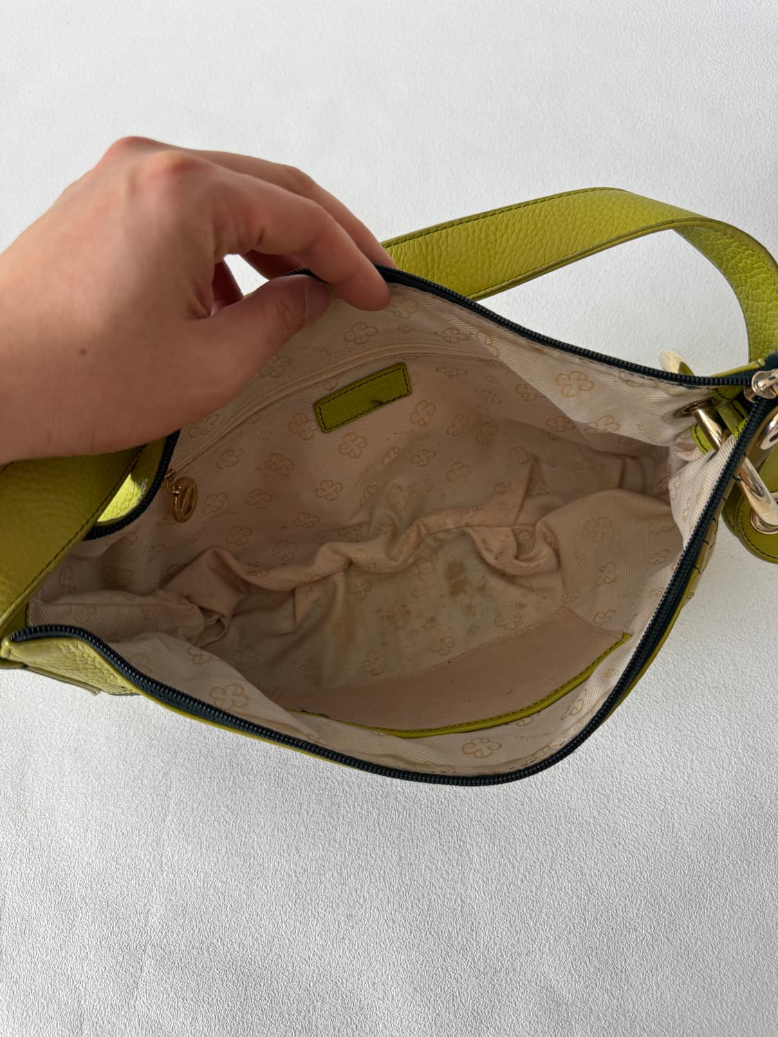 Pre owned 레더 숄더백 상품이미지8