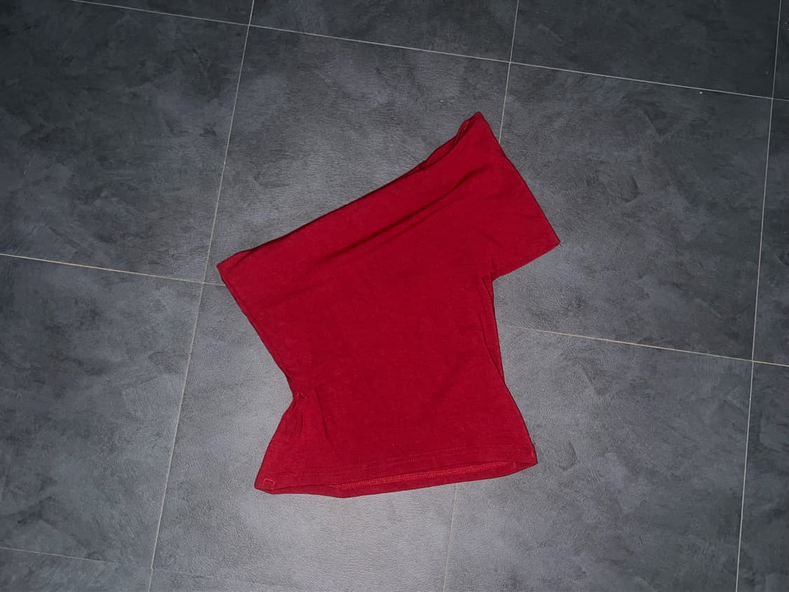 원숄더 오프 탑 *레드 상품이미지1