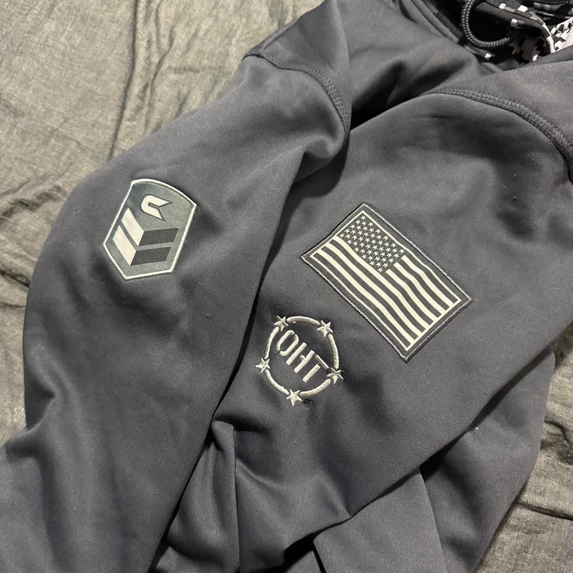 Military Digital Camo Quarter-Zip Hoodie 상품이미지6