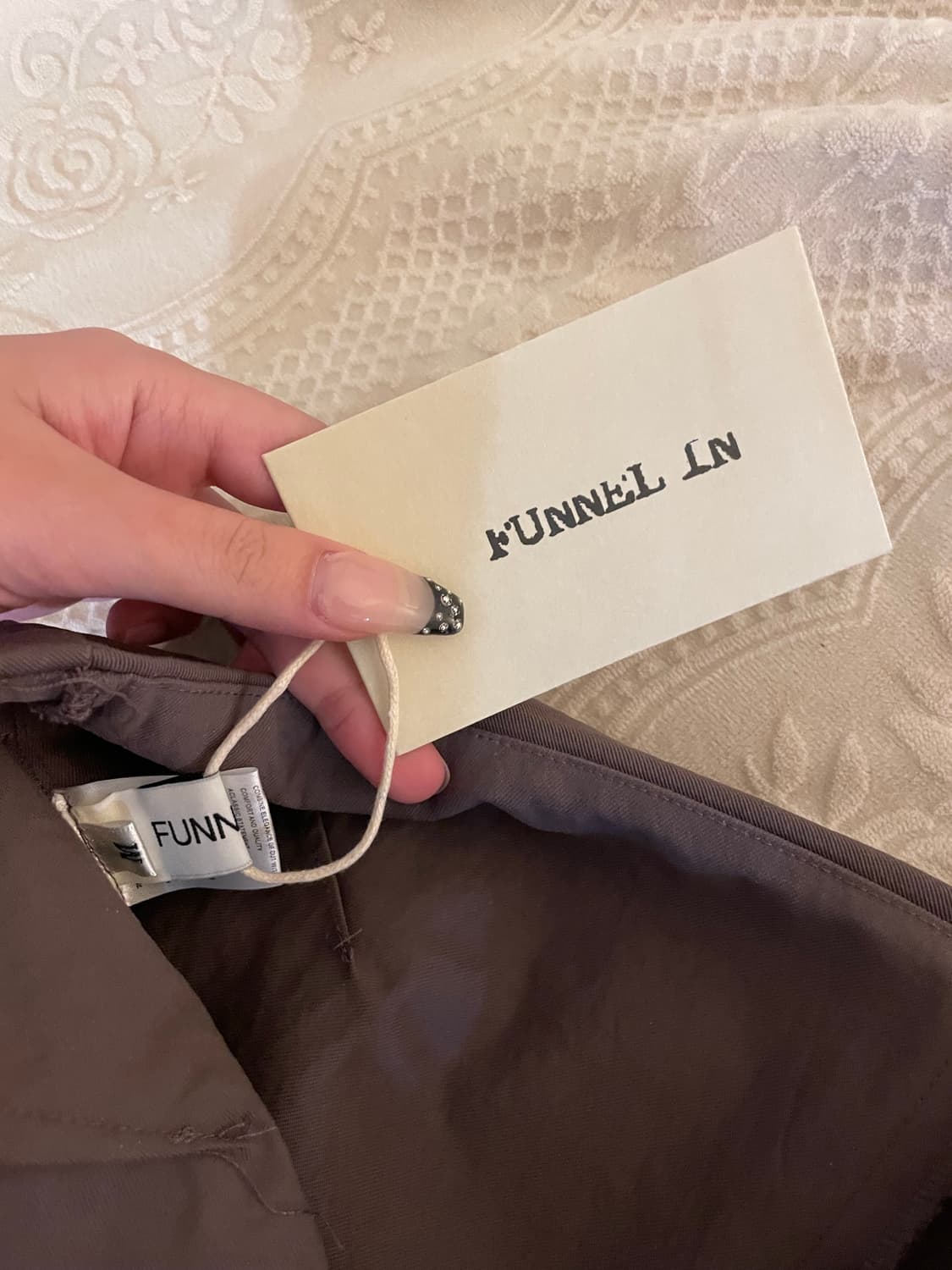 Funnel in ribbon skirt  S 상품이미지9