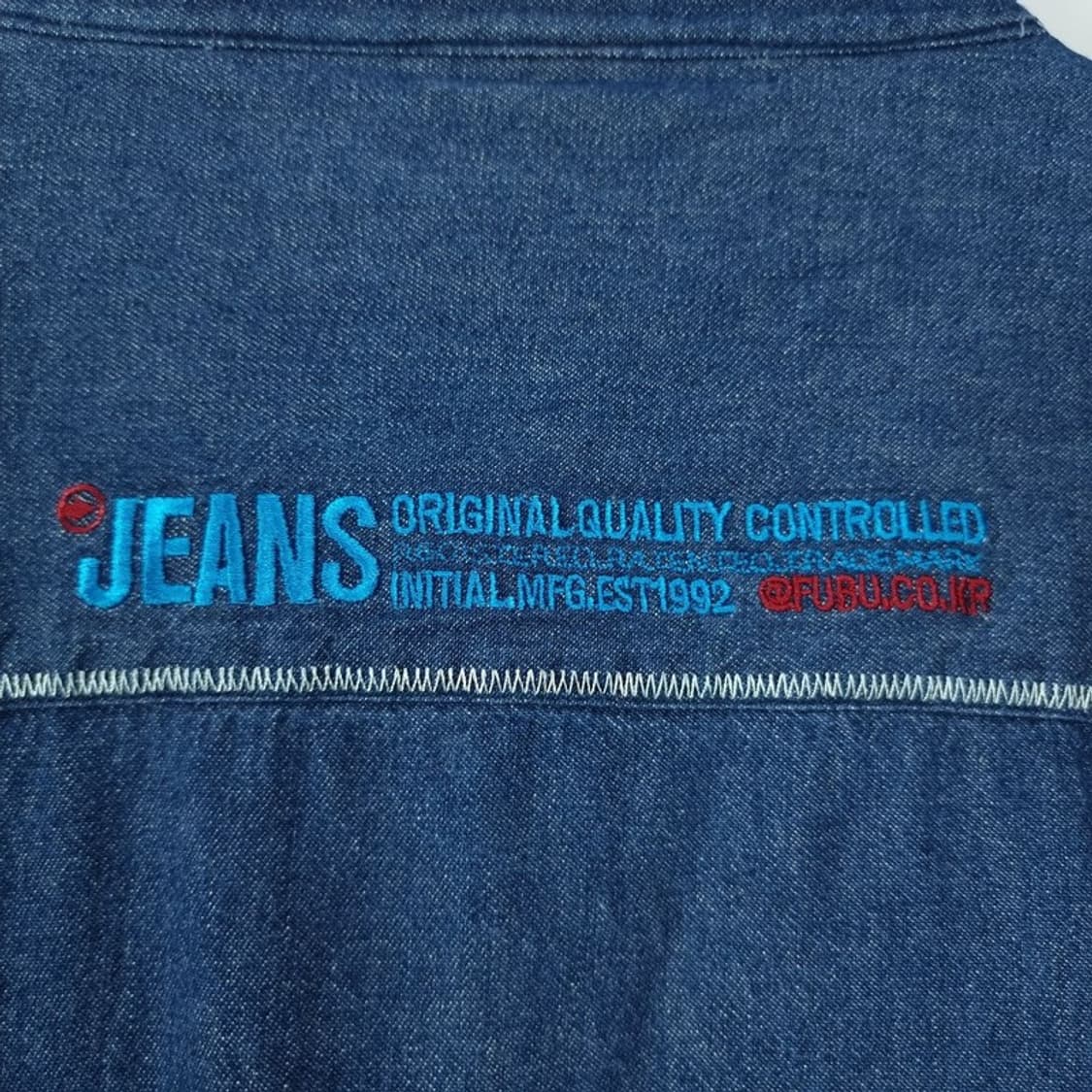 [푸부] 올드스쿨 빈티지 오버핏 데님 셔츠 M20024 상품이미지6