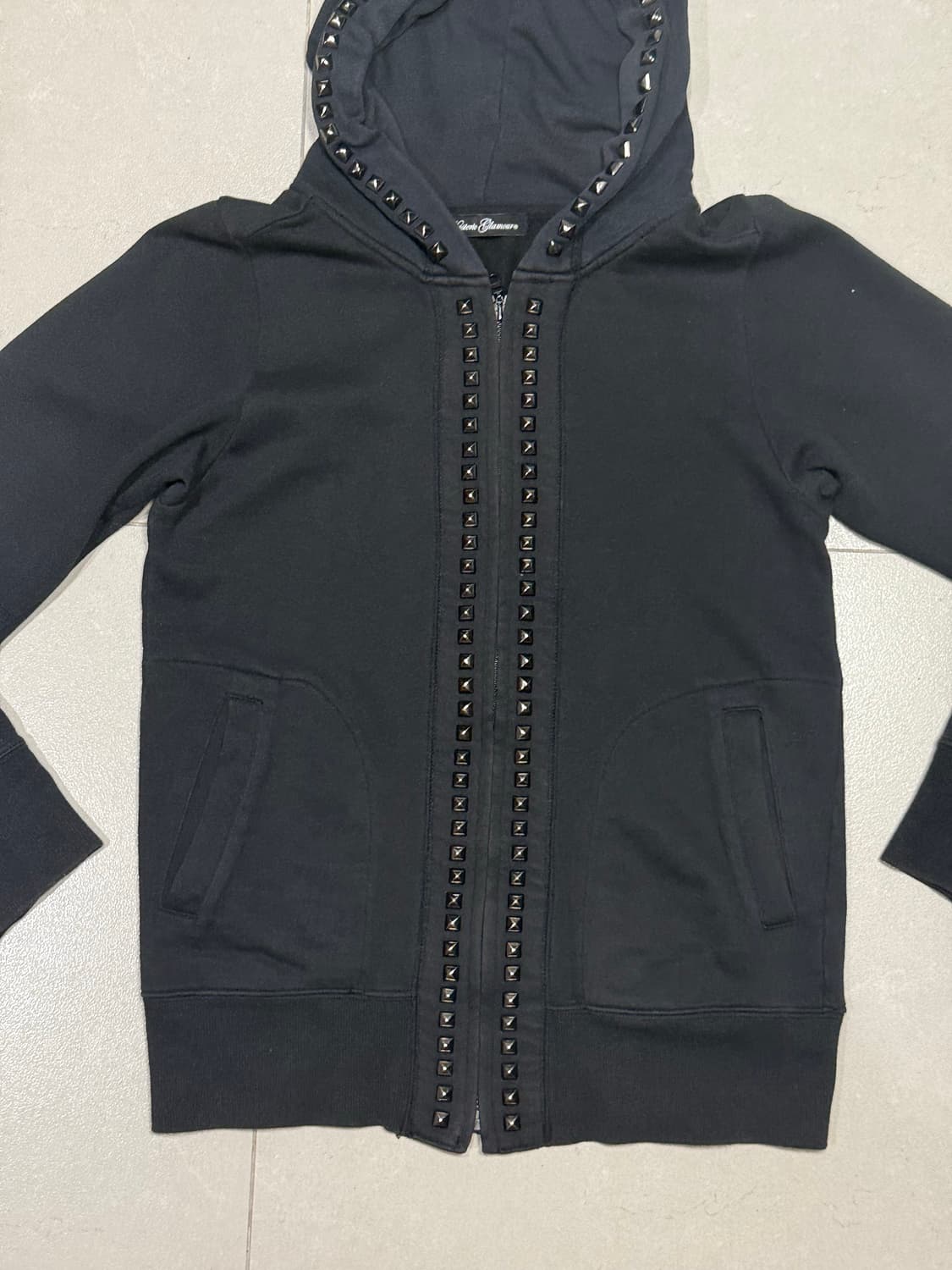 히스테릭 글래머 아카이브 스터드 폭탄 후드 집업 자켓 새 상품 상품이미지2