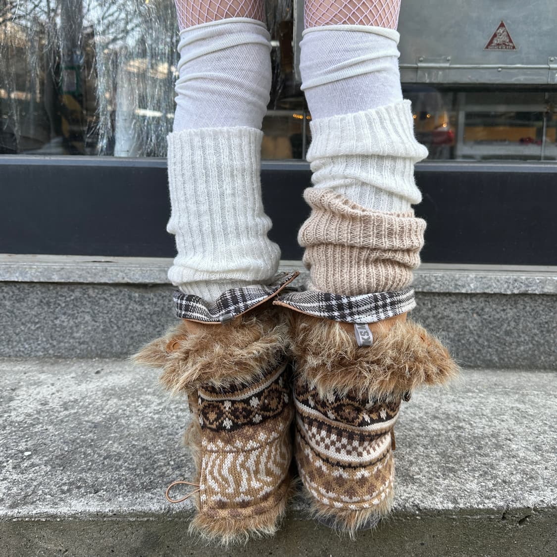 00s MUK LUKS 무크룩스 퍼 랩 부츠 풀박스 상품이미지9