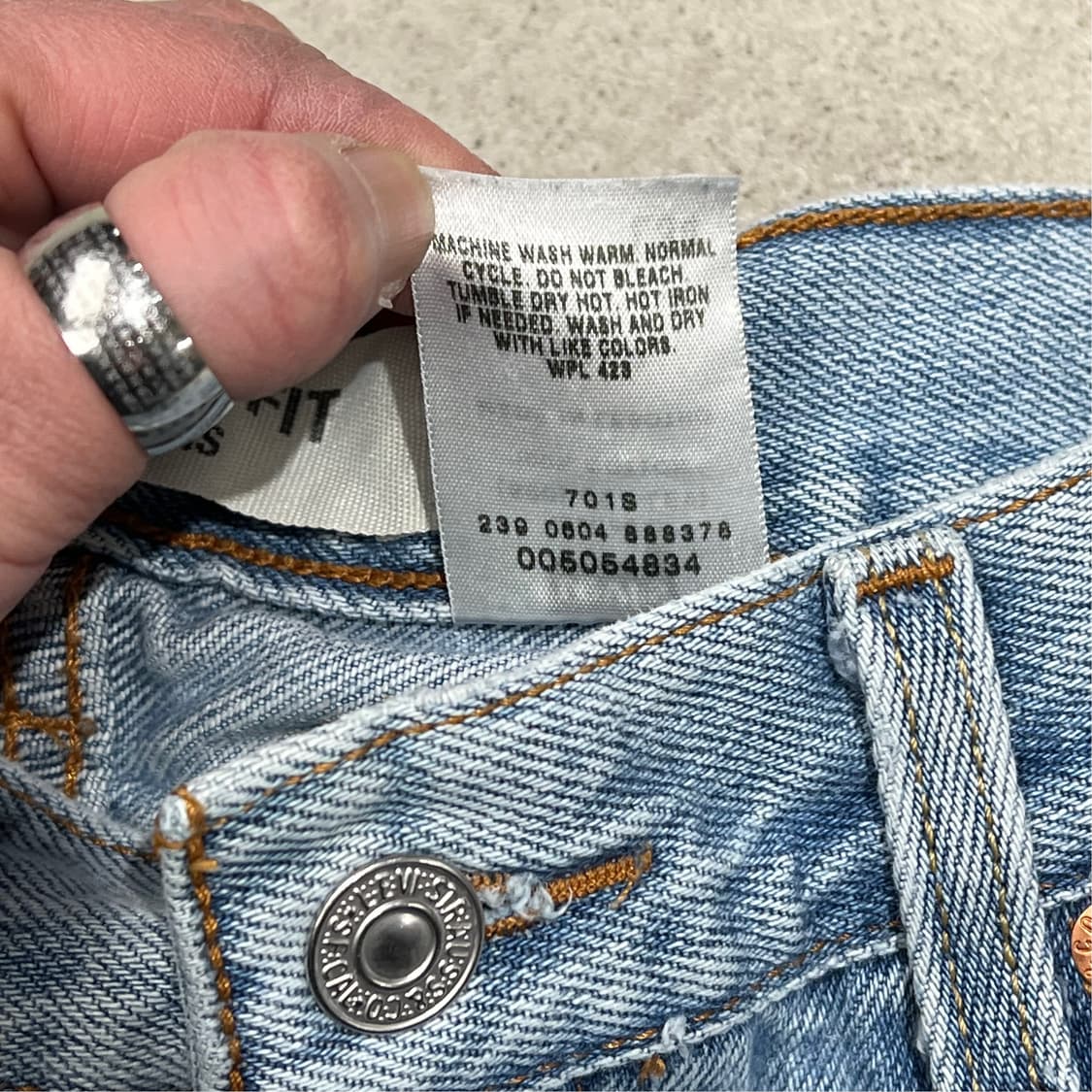 리바이스 505 데님팬츠 s09664 상품이미지7