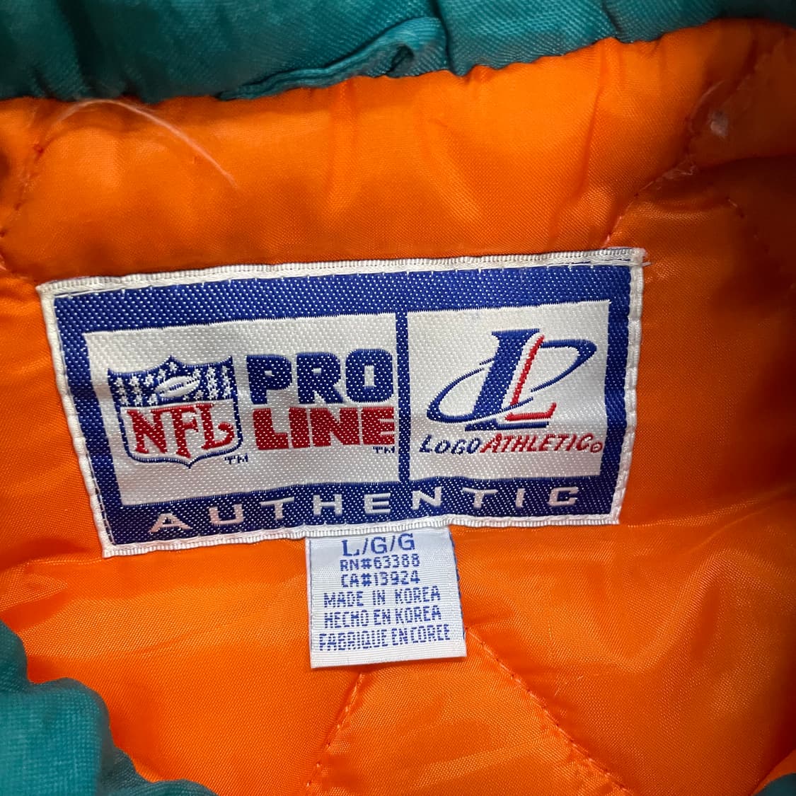 로고에슬레틱 90s 올드스쿨 마이애미 돌핀스 점퍼 자켓 상품이미지6