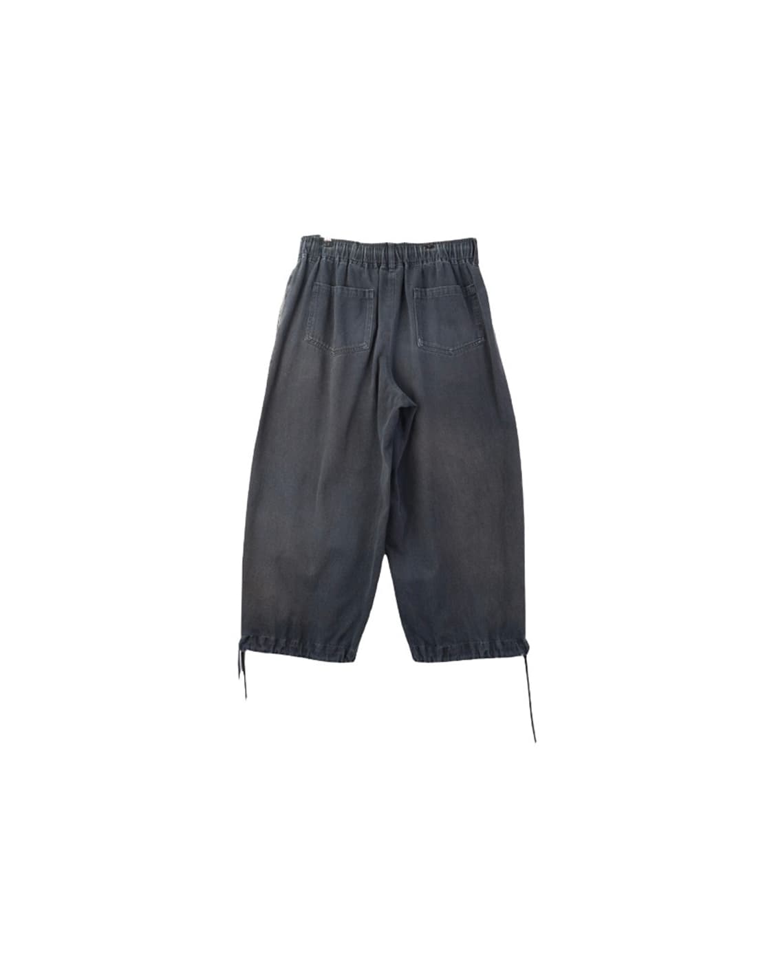Jpn black curved pants 상품이미지6