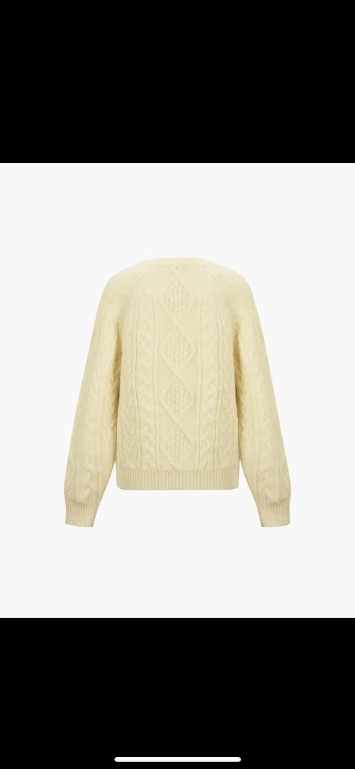 드파운드 피셔맨 케이블 풀오버 니트 상품이미지5