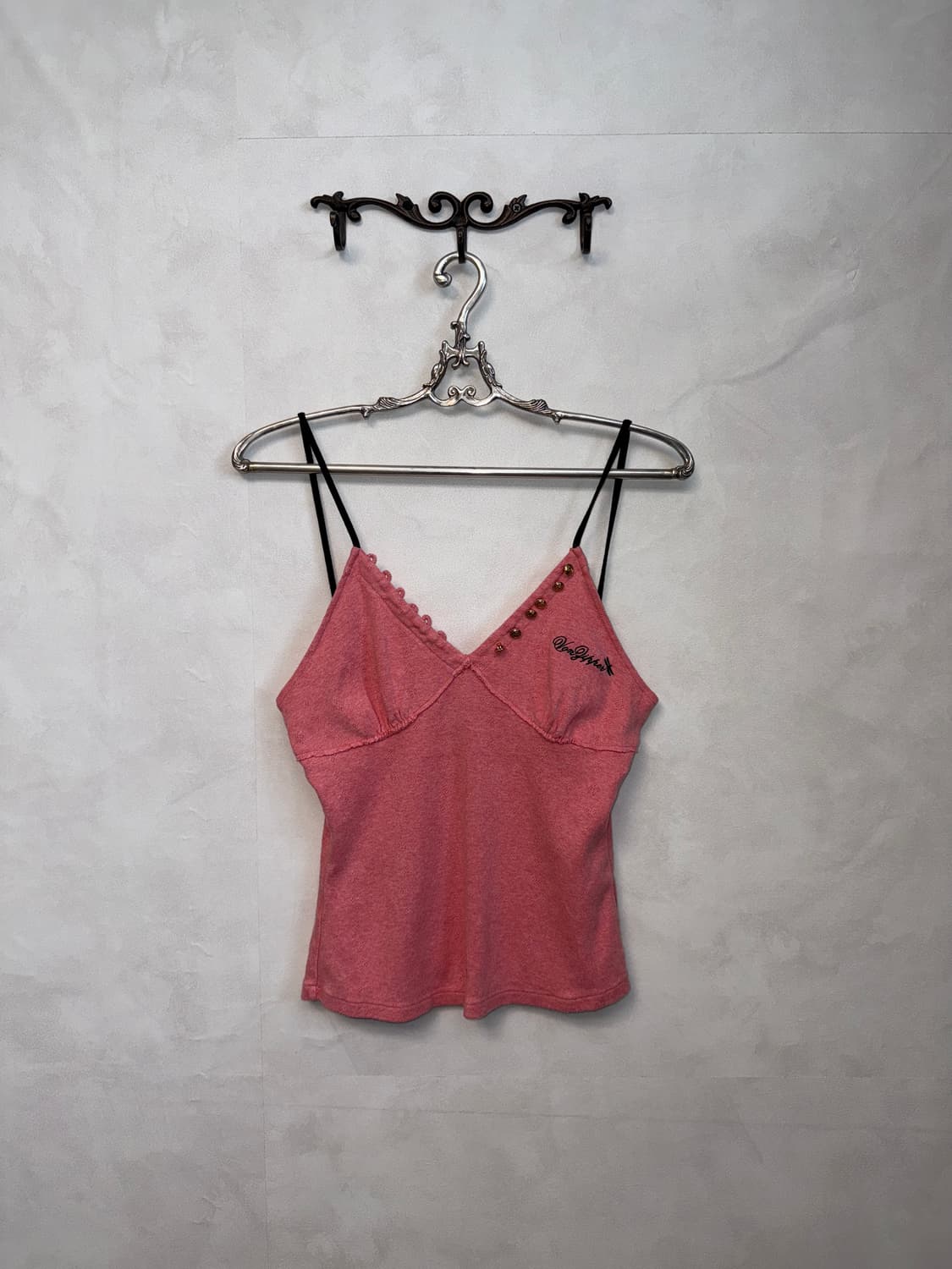 Baby pink button two ways sleeveless 상품이미지2