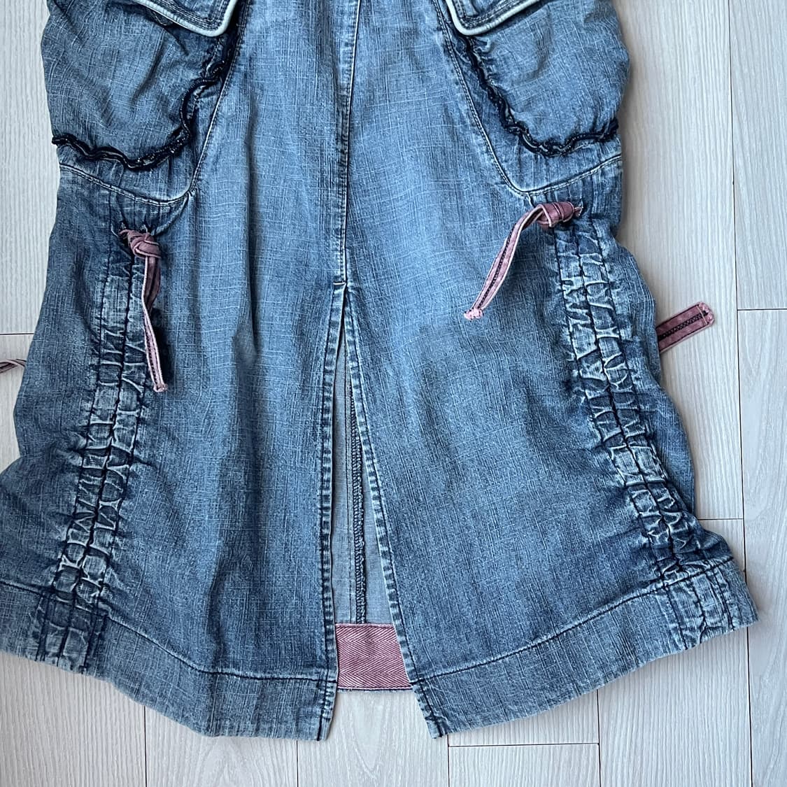 00’ 마리떼 프랑소와 저버 denim skirt 상품이미지6