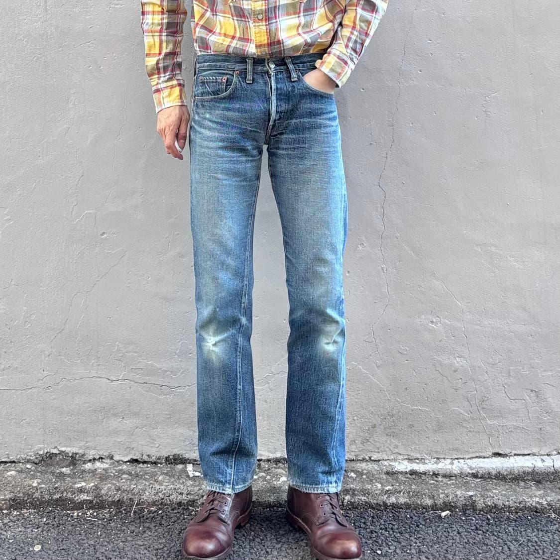 일본 드님 66타입 셀비지 데님 팬츠 상품이미지2