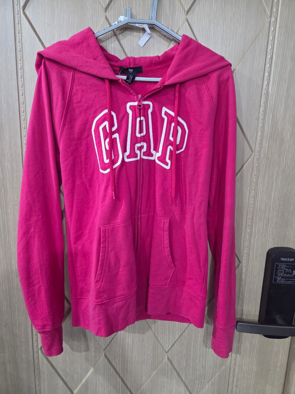 갭 핑크색 여성 후드집업 상품이미지1
