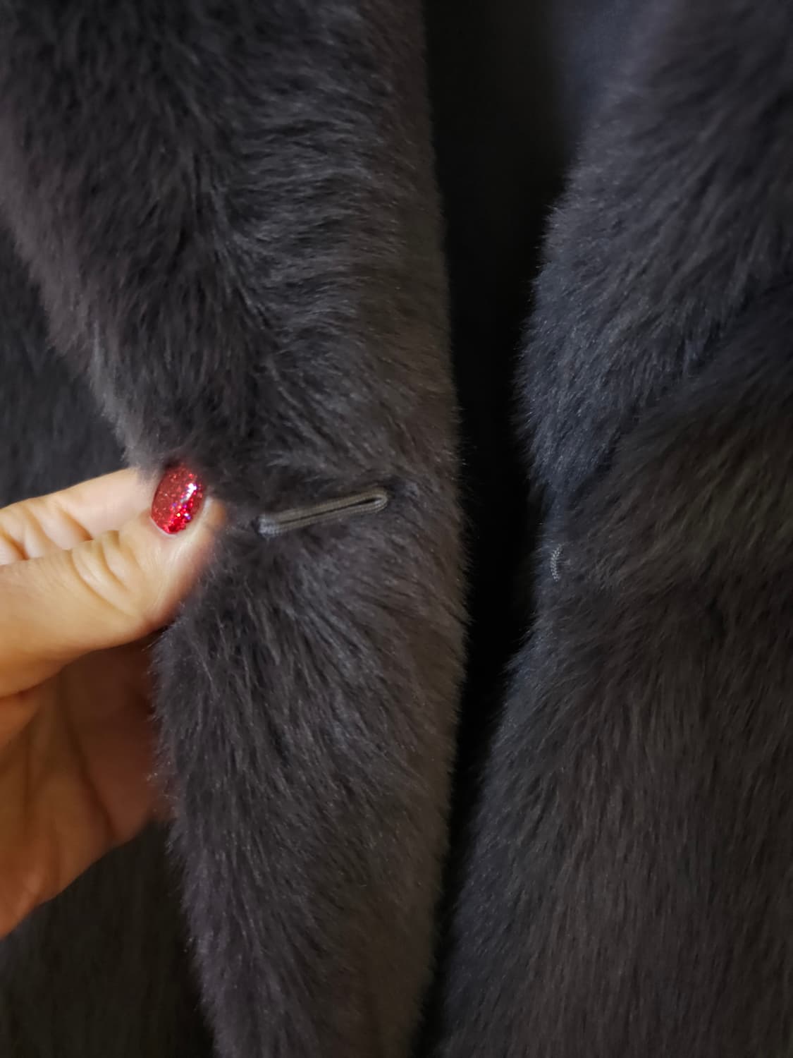 H&M 에이치앤엠 퍼 롱코트 상품이미지4