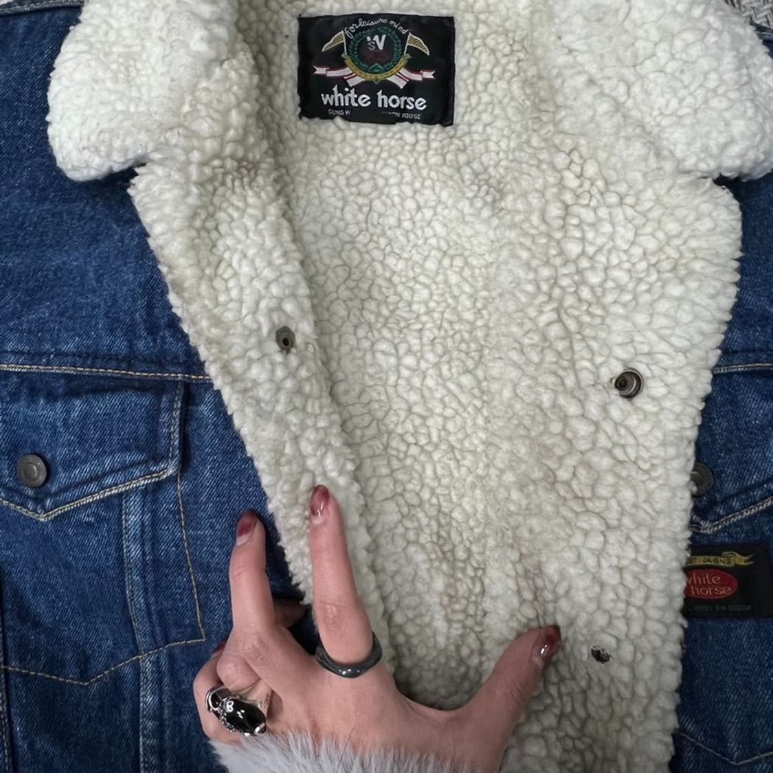 화이트호스 셰르파 데님자켓 v0700 상품이미지6