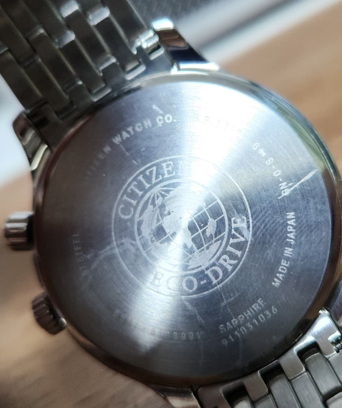 # 시티즌 메탈시계 에코드라이브 문페이즈 남성명품 시계 급처 상품이미지9