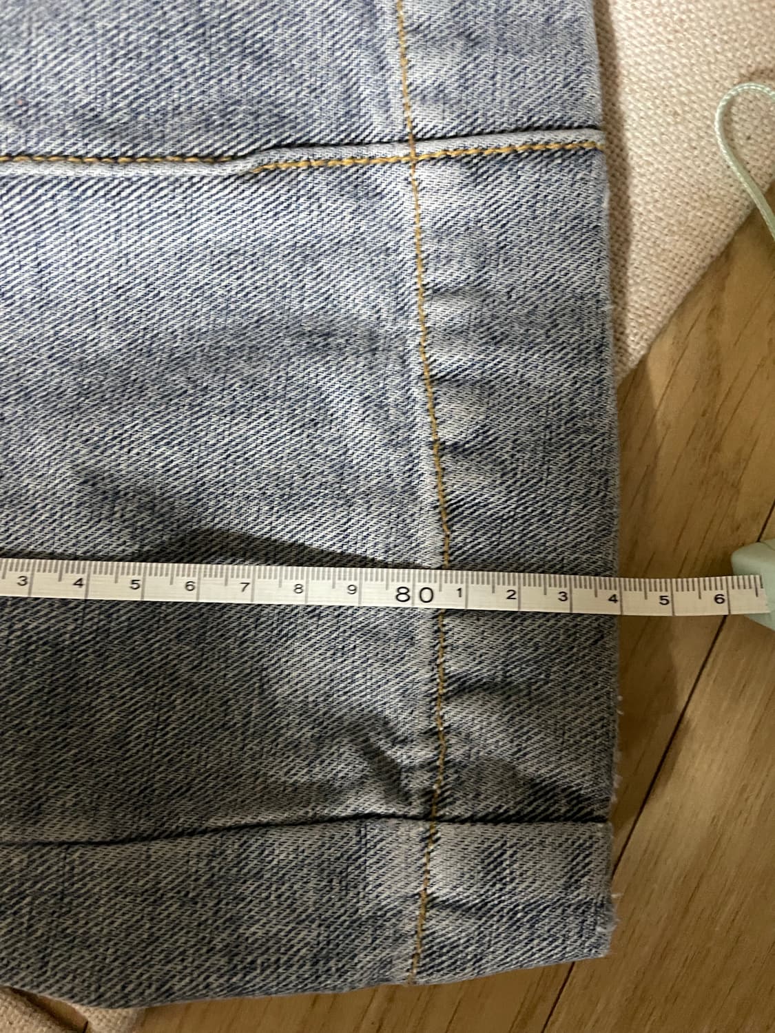 마뗑킴 청치마 s (25-26인치) 상품이미지6