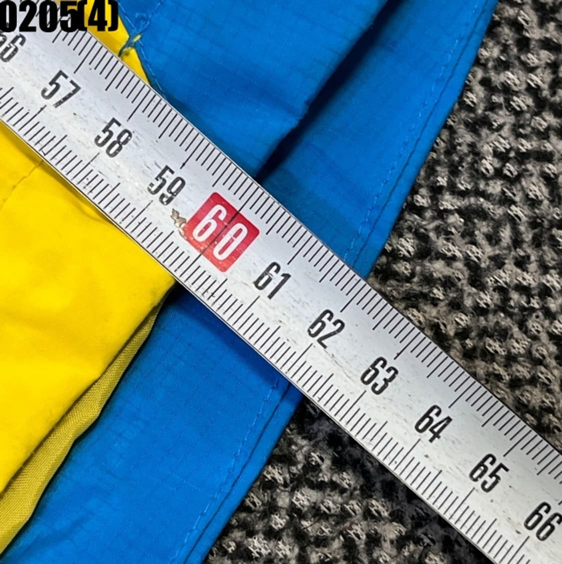 [L/100] 컬럼비아 옐로우/블루 바람막이 자켓 0205(4) 상품이미지6