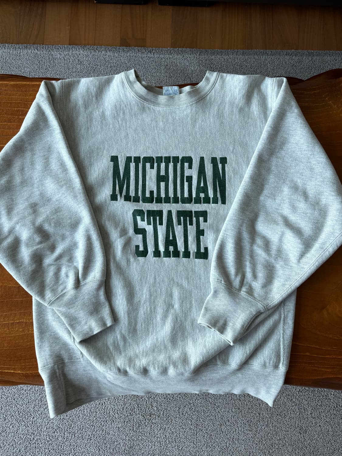 [L] 90s USA 챔피온 MICHIGAN 스웻 상품이미지2