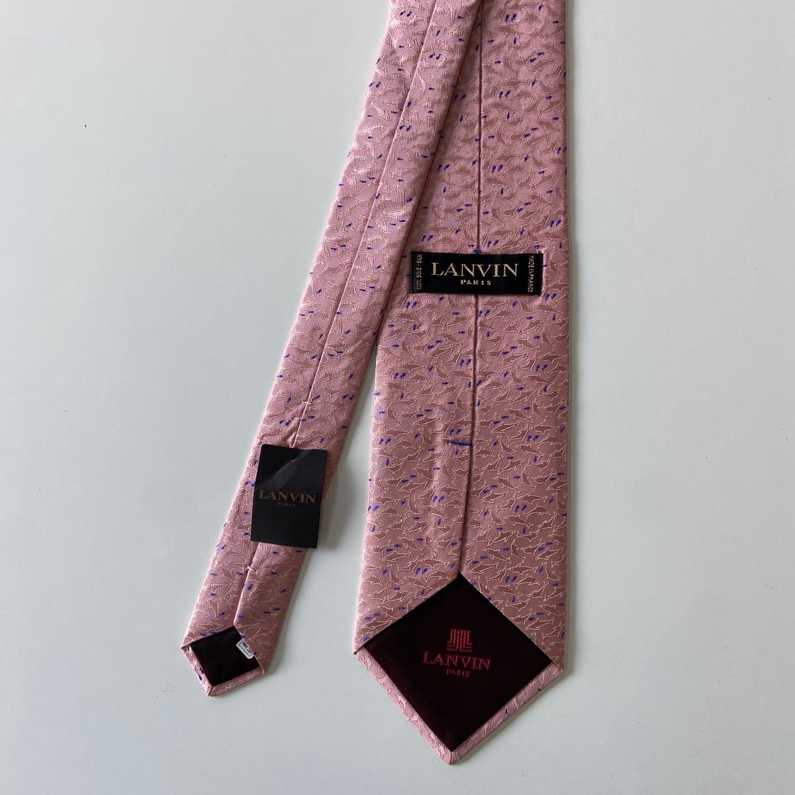 택달린 미사용품 랑방 정품 명품넥타이 (LANVIN) 상품이미지2