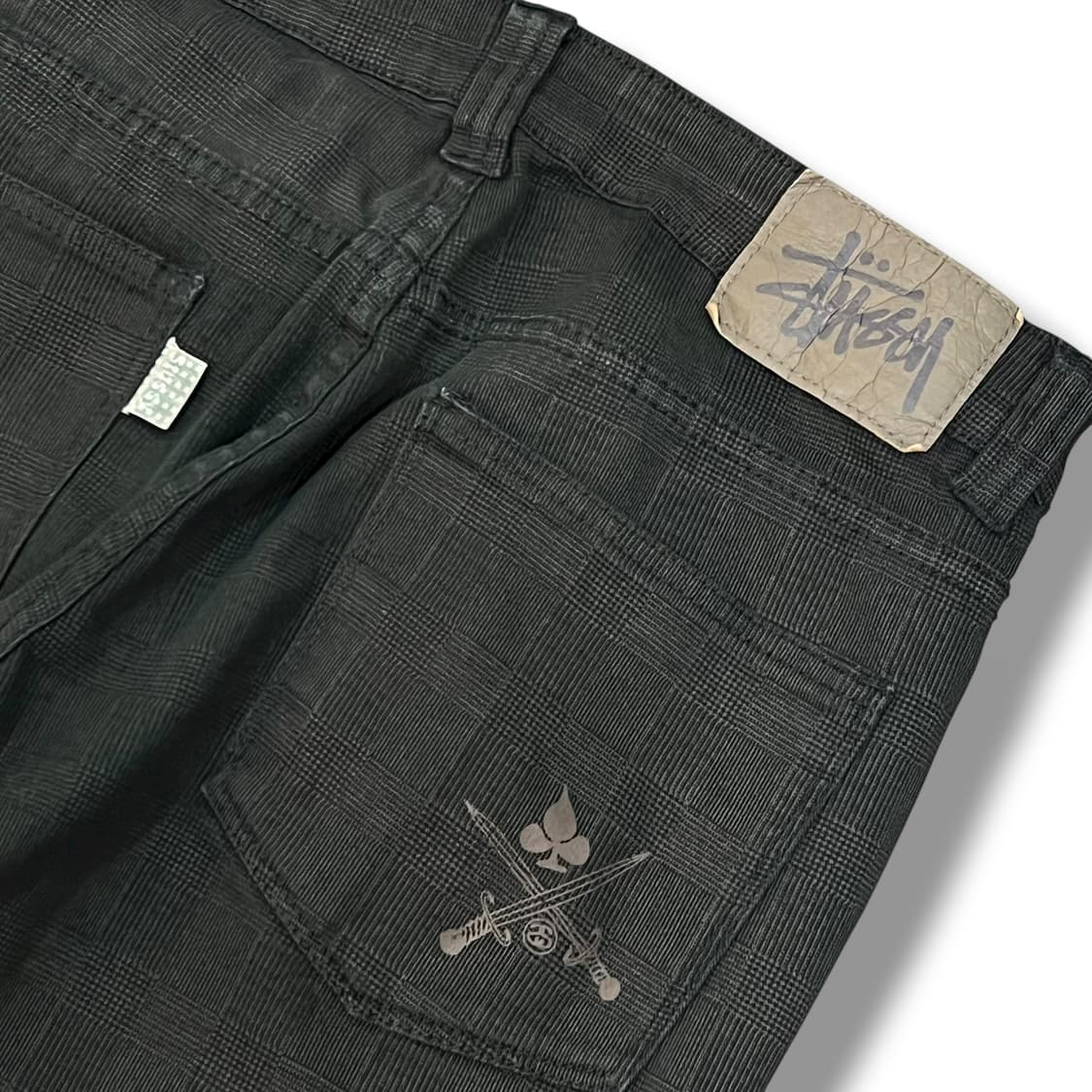  올드 스투시 체크 코튼 팬츠 y14076 상품이미지7