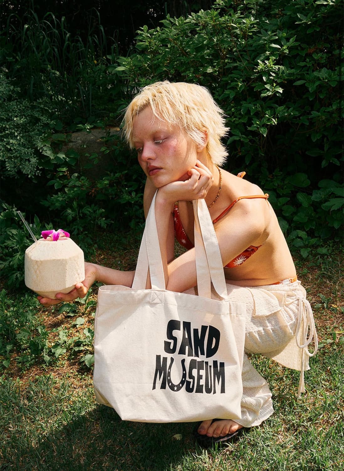 샌드뮤지엄 코튼백 에코백 sandmuseum 상품이미지2