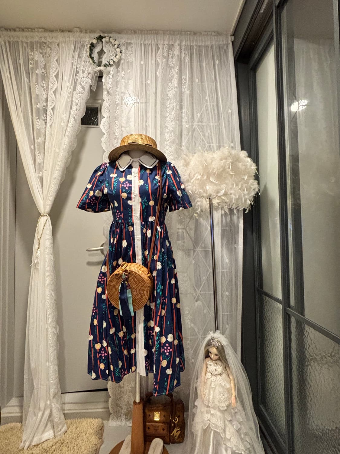 꽃무늬단추원피스👗 상품이미지3