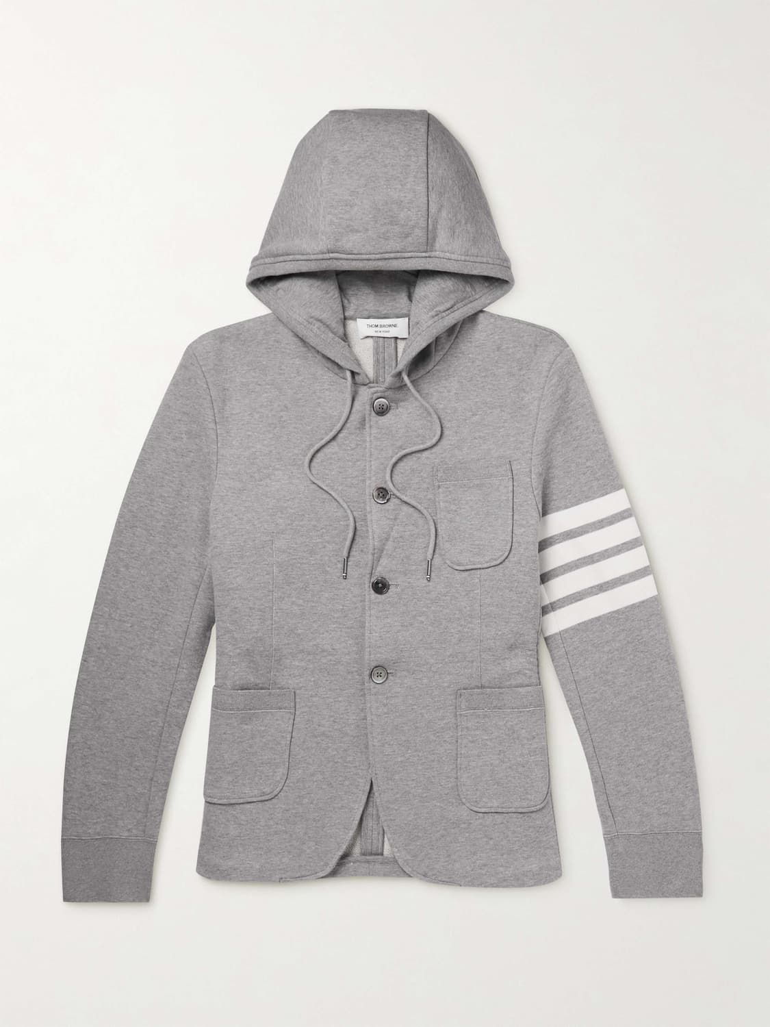 톰브라운 스트라이프 코튼저지 후드 자켓 2사이즈 상품이미지1