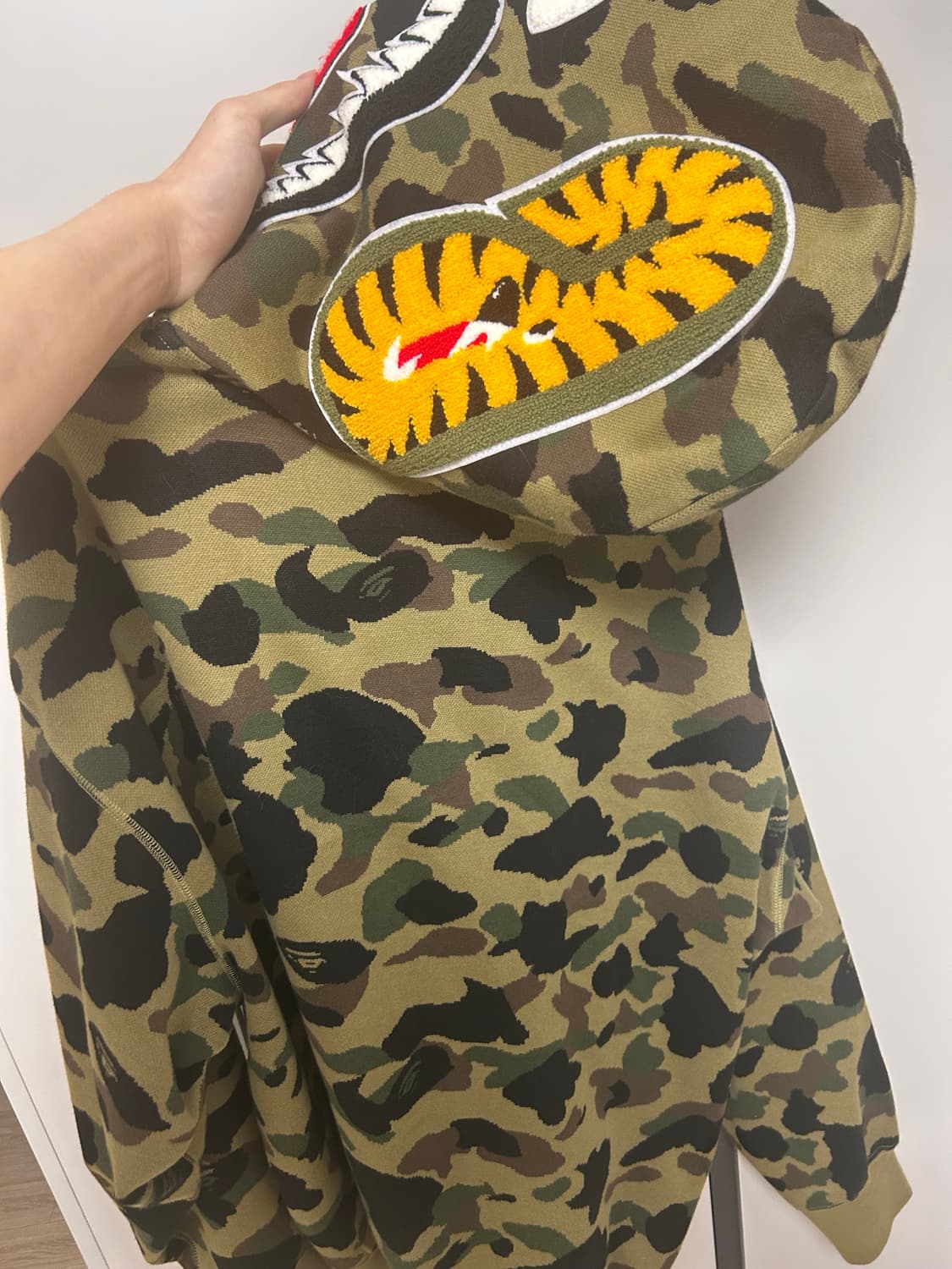 베이프 녹계후드 xl(새상품급) 상품이미지1