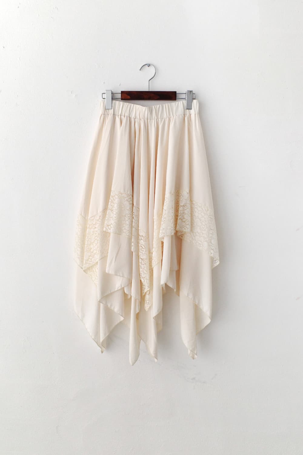 lace unbalanced skirt  상품이미지1