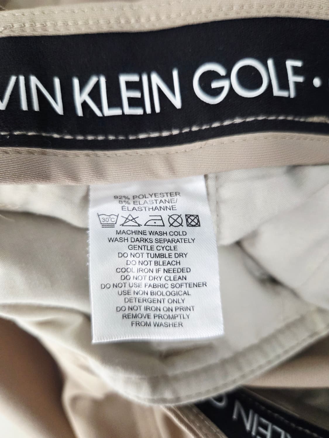 CALVIN KLEIN GOLF 베이지 골프 팬츠_31 상품이미지8