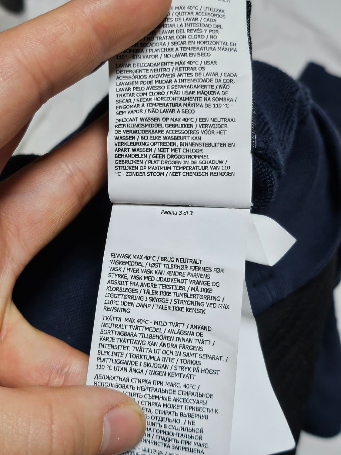 스톤아일랜드 맨투맨 네이비 L 상품이미지8