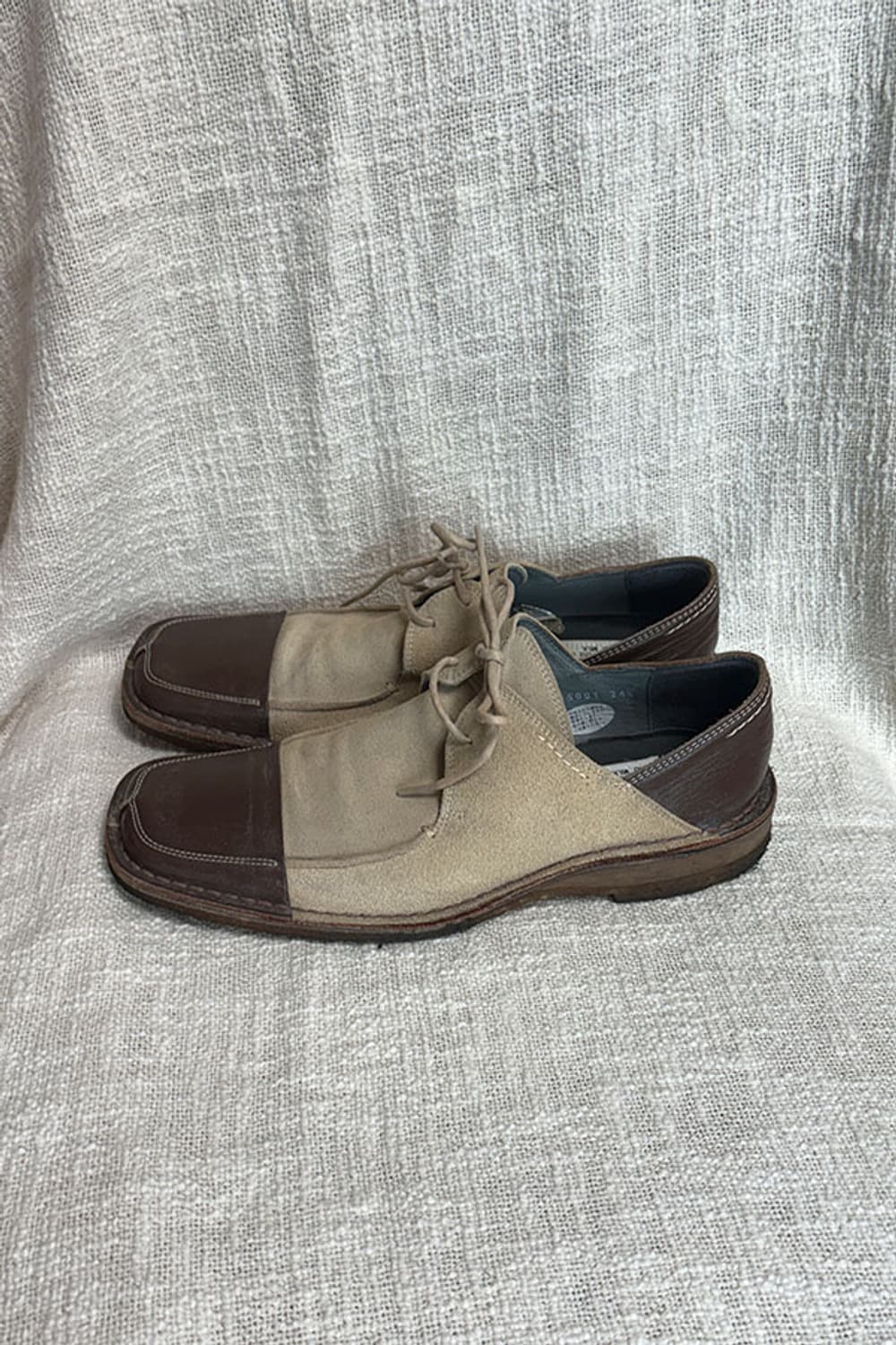 Leather & Suede Two-Tone Derby Shoes 상품이미지7