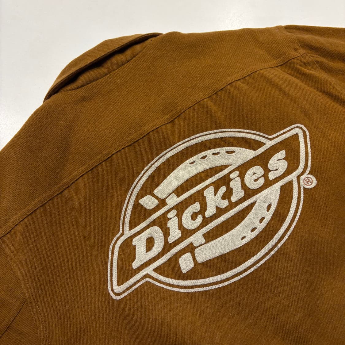 [M] 디키즈 누빔 투포켓 빅로고 브라운 자켓 D265 상품이미지9