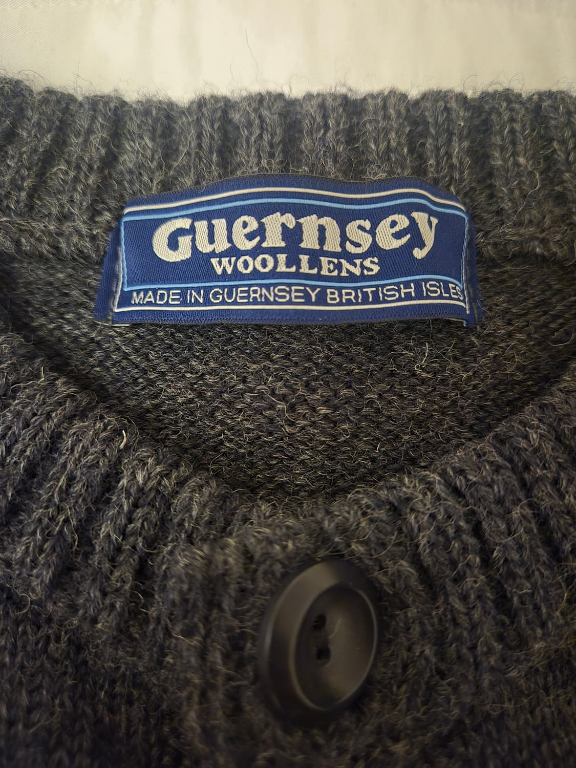 [건지울른스] 피셔맨 니트 가디건 차콜 44(105) 상품이미지3